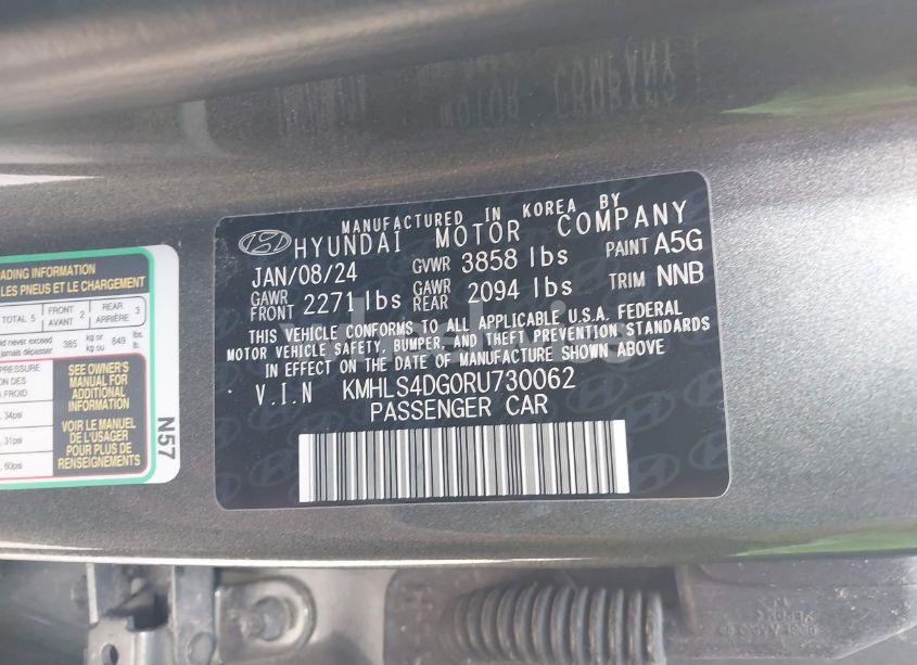 Photo 9 of 2024 Hyundai Elantra SEL (VIN KMHLS4DG0RU730062)