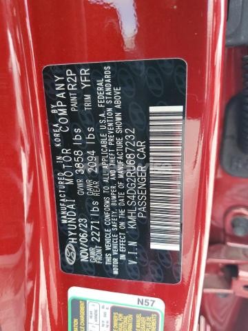 Photo 7 of 2024 HYUNDAI ELANTRA SEL (VIN KMHLS4DG2RU687232)
