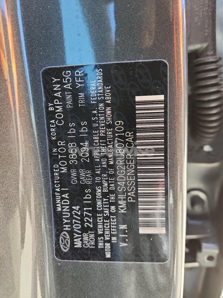 Photo 12 of 2024 HYUNDAI ELANTRA SEL (VIN KMHLS4DG2RU807109)