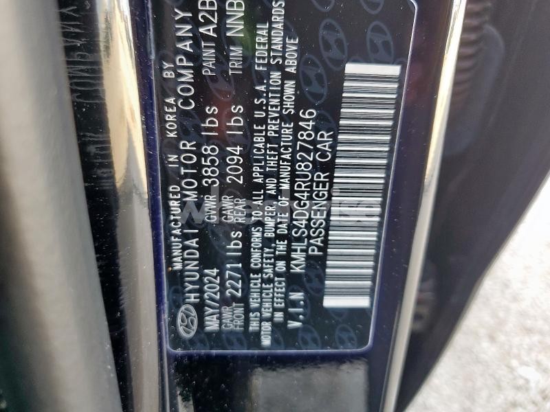 Photo 9 of 2024 HYUNDAI ELANTRA SEL (VIN KMHLS4DG4RU827846)