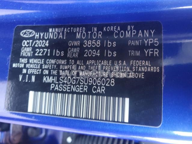 Photo 5 of 2025 HYUNDAI ELANTRA SEL (VIN KMHLS4DG7SU906028)
