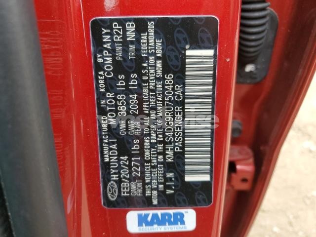 Photo 2 of 2024 HYUNDAI ELANTRA SEL (VIN KMHLS4DG9RU750486)