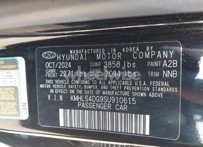 Photo 9 of 2025 Hyundai Elantra SEL CONVENIENCE (VIN KMHLS4DG9SU910615)