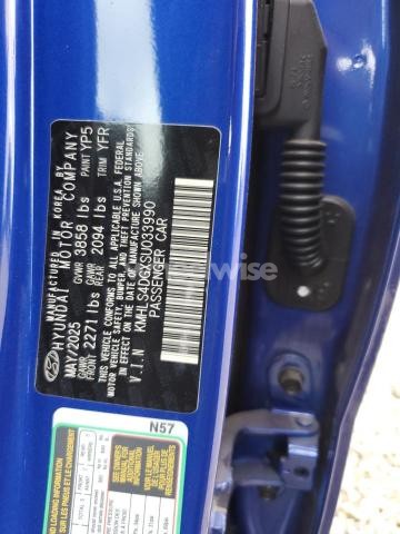 Photo 13 of 2025 HYUNDAI ELANTRA SEL (VIN KMHLS4DGXSU033990)