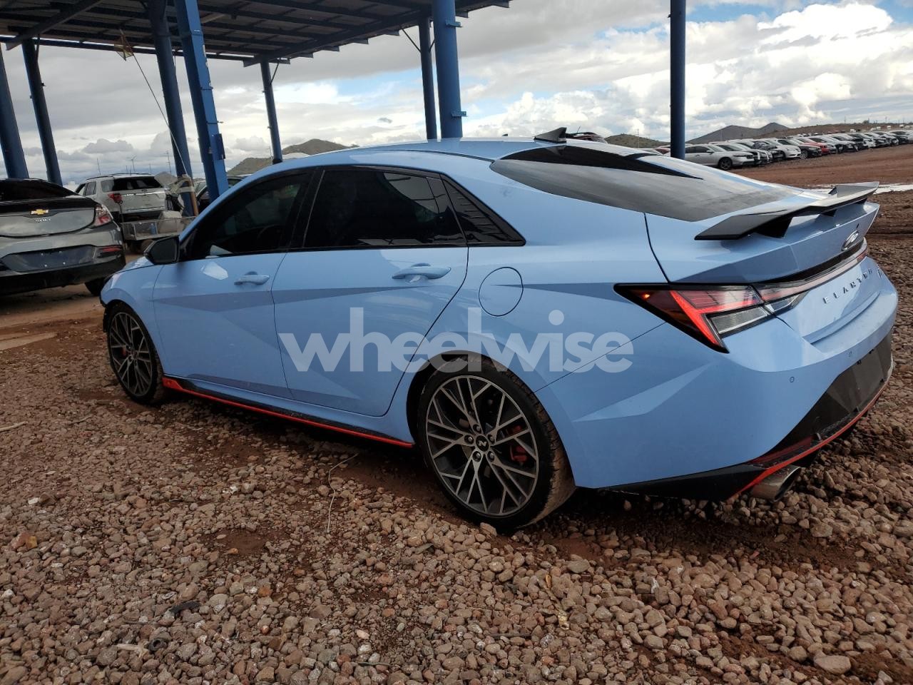 Photo 2 of 2022 HYUNDAI ELANTRA N (VIN KMHLW4AK4NU002414)