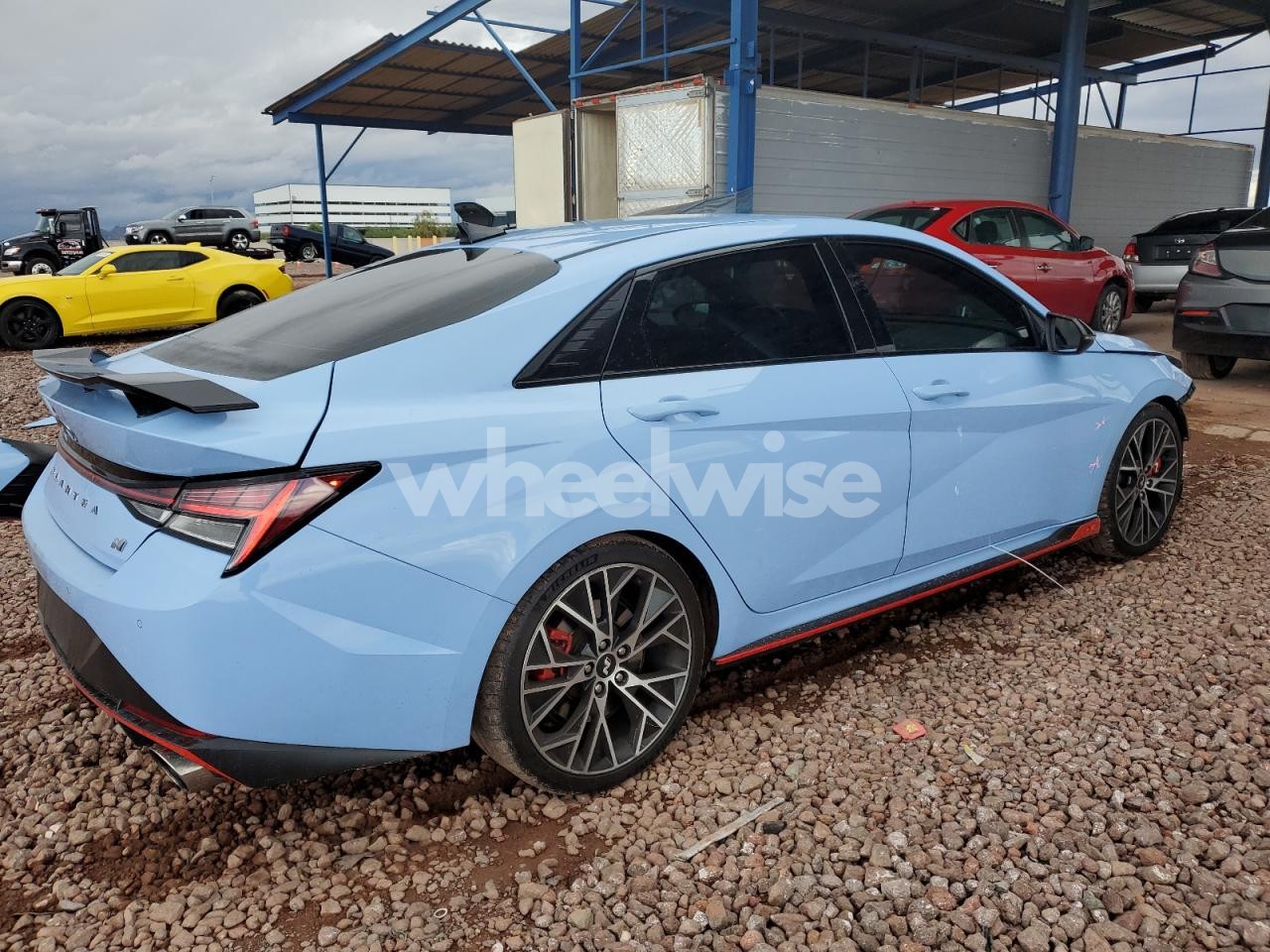 Photo 3 of 2022 HYUNDAI ELANTRA N (VIN KMHLW4AK4NU002414)