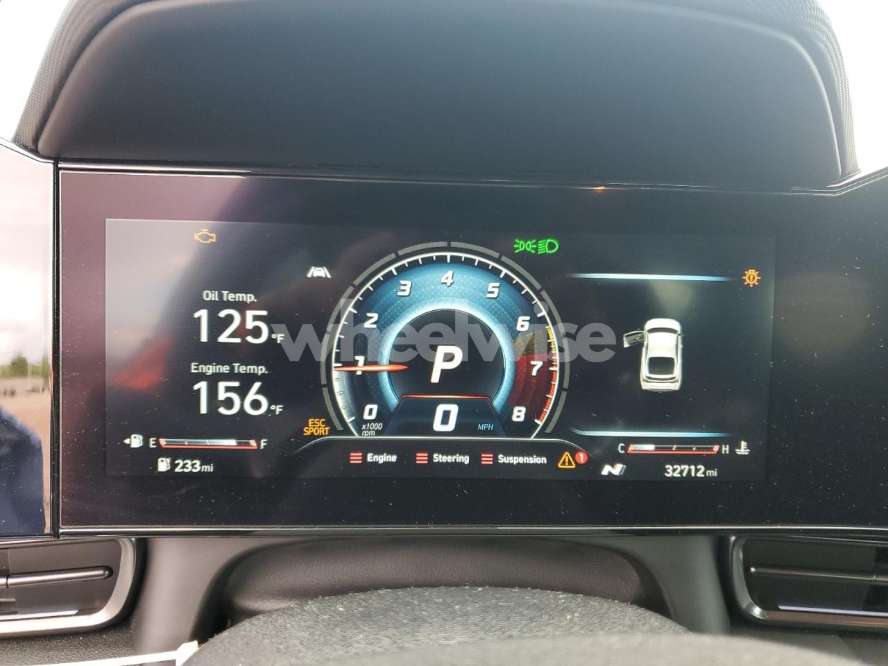 Photo 9 of 2022 HYUNDAI ELANTRA N (VIN KMHLW4AK4NU002414)