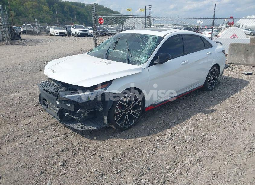 Photo 2 of 2022 Hyundai Elantra N (VIN KMHLW4AK8NU007695)