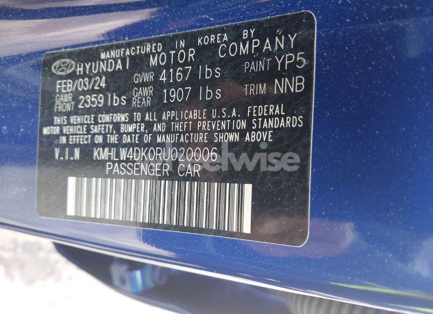 Photo 9 of 2024 Hyundai Elantra N (VIN KMHLW4DK0RU020006)