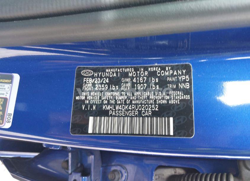 Photo 9 of 2024 Hyundai Elantra N (VIN KMHLW4DK4RU020252)