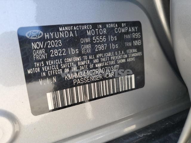 Photo 2 of 2024 HYUNDAI IONIQ 6 SEL (VIN KMHM34AC2RA070367)