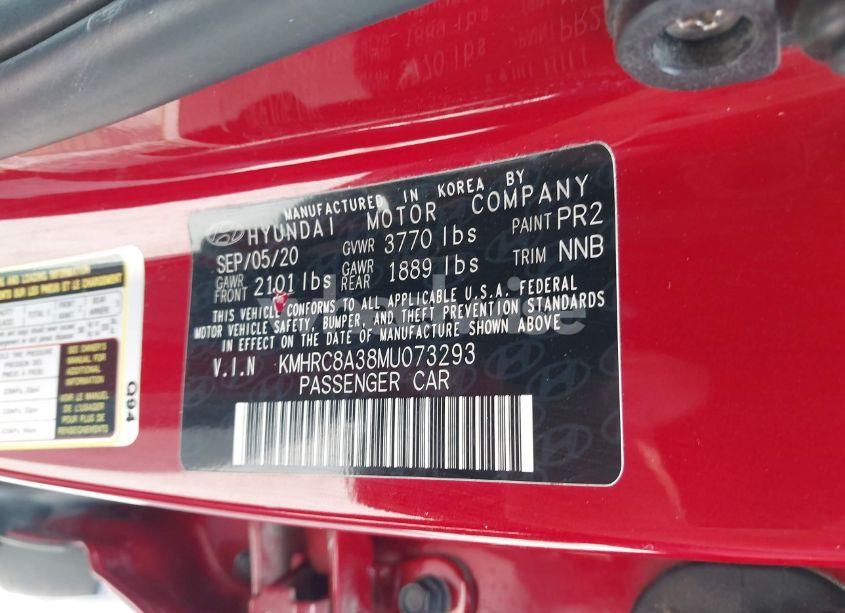 Photo 9 of 2021 Hyundai Venue SEL (VIN KMHRC8A38MU073293)