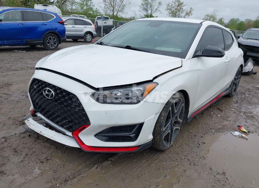 Photo 2 of 2021 Hyundai Veloster N (VIN KMHT36AH3MU009877)