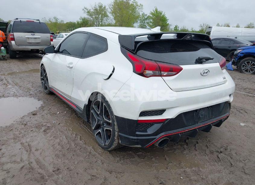 Photo 3 of 2021 Hyundai Veloster N (VIN KMHT36AH3MU009877)