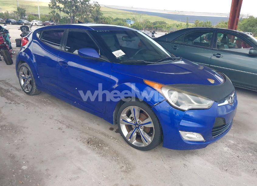 2012 Hyundai Veloster BASE W/GRAY (VIN KMHTC6AD0CU034683) main photo