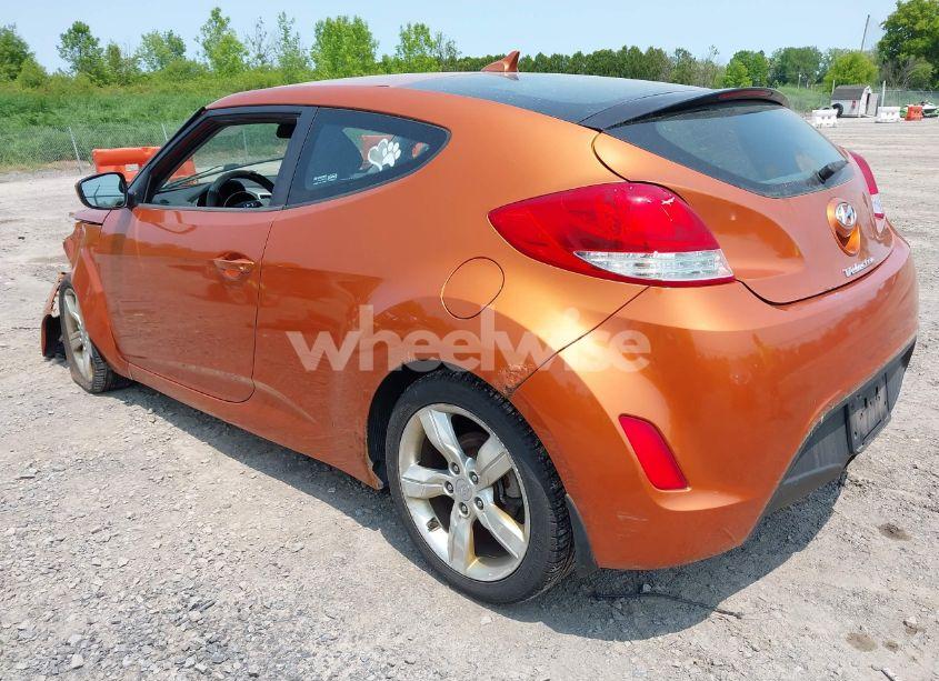 Photo 3 of 2012 Hyundai Veloster BASE W/BLACK (VIN KMHTC6AD0CU043402)