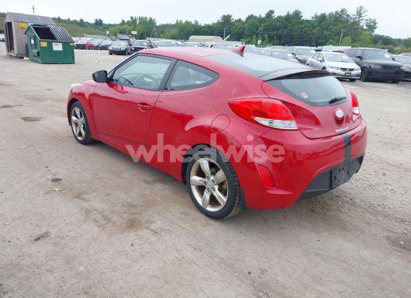 Photo 3 of 2013 Hyundai Veloster BASE W/BLACK (VIN KMHTC6AD0DU145090)