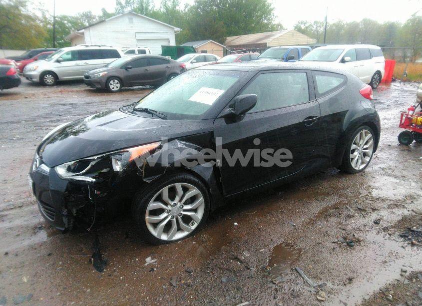 Photo 2 of 2012 Hyundai Veloster BASE W/GRAY (VIN KMHTC6AD2CU024382)
