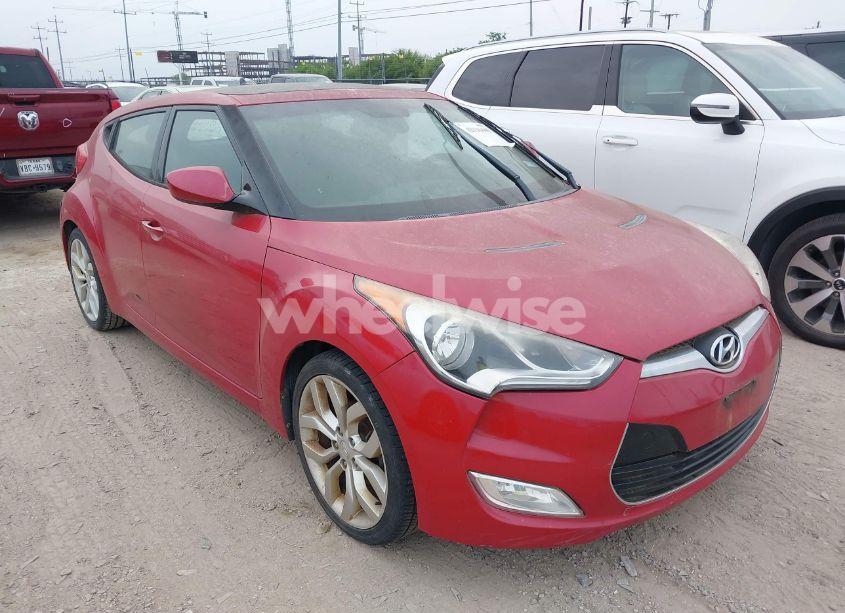 2013 Hyundai Veloster BASE W/BLACK (VIN KMHTC6AD2DU141462) main photo