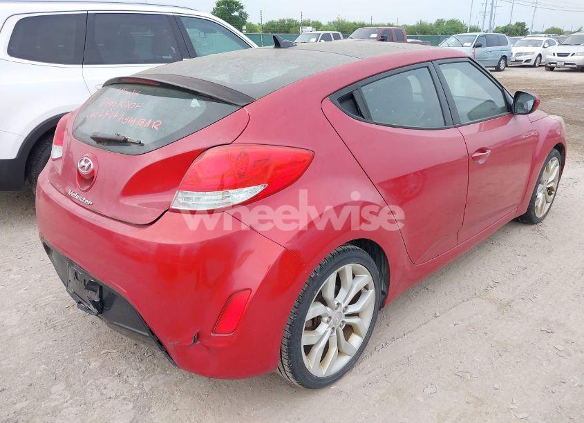Photo 4 of 2013 Hyundai Veloster BASE W/BLACK (VIN KMHTC6AD2DU141462)
