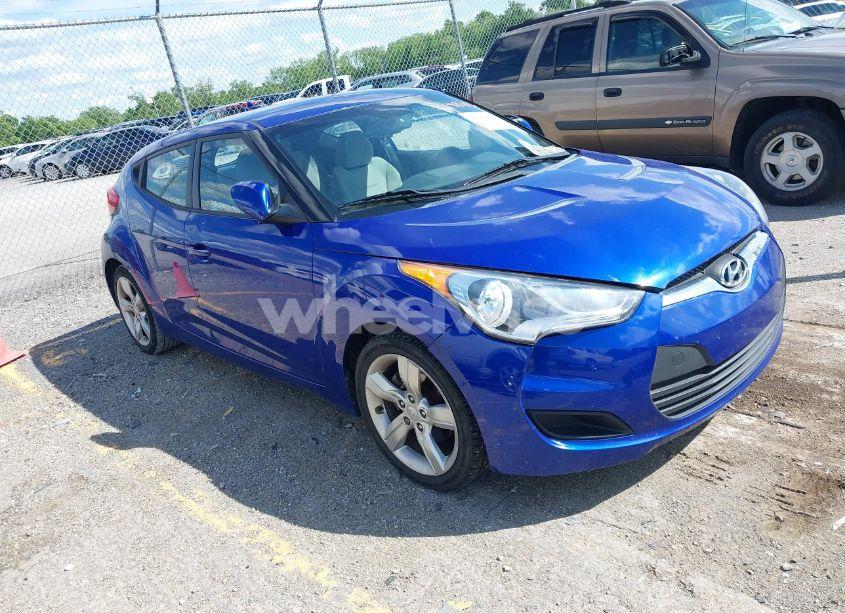 2012 Hyundai Veloster BASE W/GRAY (VIN KMHTC6AD3CU074501) main photo
