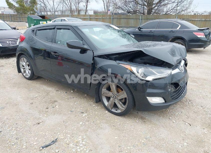 2013 Hyundai Veloster BASE W/GRAY (VIN KMHTC6AD3DU131832) main photo