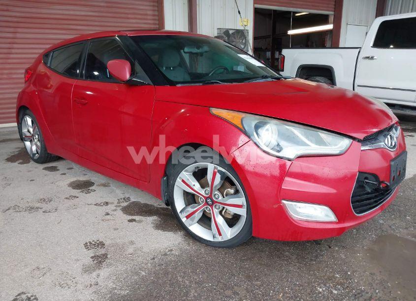 2014 Hyundai Veloster BASE W/GRAY (VIN KMHTC6AD3EU201508) main photo