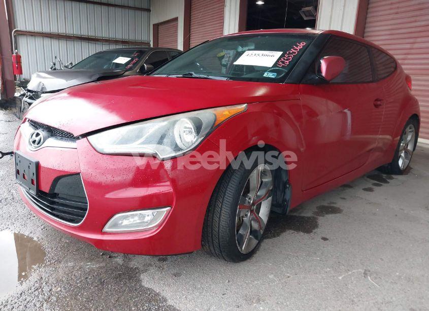 Photo 2 of 2014 Hyundai Veloster BASE W/GRAY (VIN KMHTC6AD3EU201508)