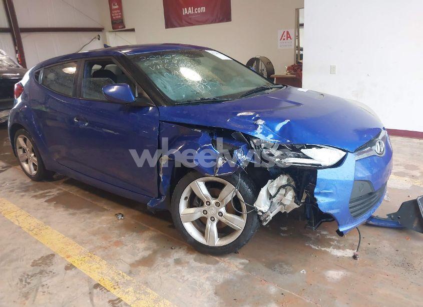 2012 Hyundai Veloster BASE W/GRAY (VIN KMHTC6AD4CU031950) main photo