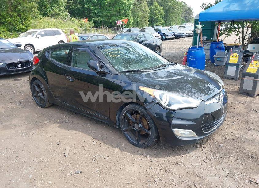 2012 Hyundai Veloster BASE W/GRAY (VIN KMHTC6AD4CU047582) main photo