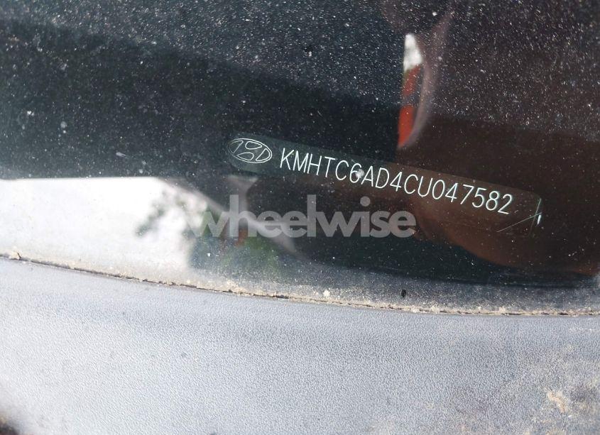 Photo 12 of 2012 Hyundai Veloster BASE W/GRAY (VIN KMHTC6AD4CU047582)