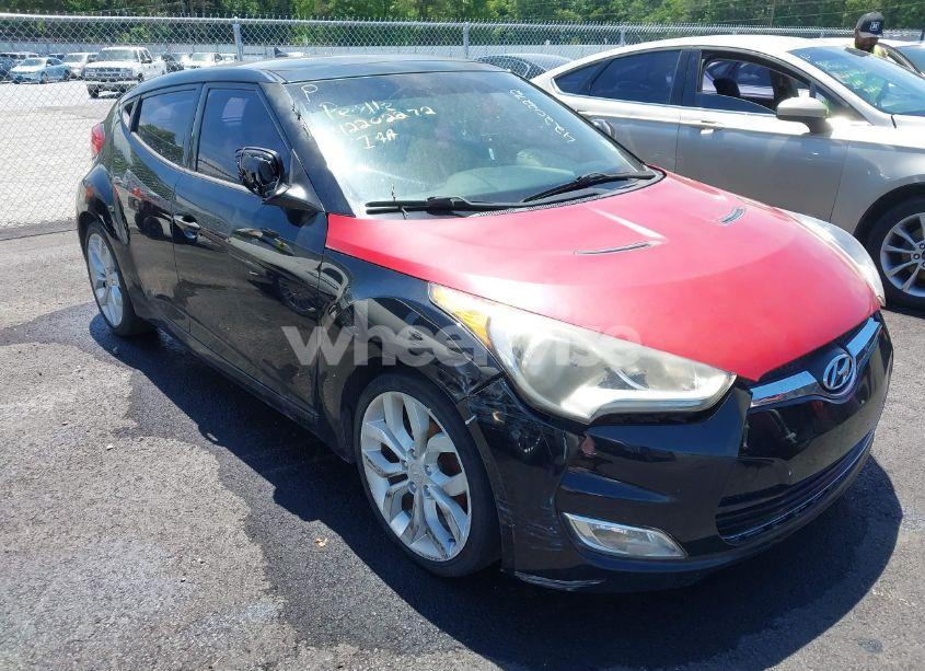 2012 Hyundai Veloster BASE W/GRAY (VIN KMHTC6AD4CU070537) main photo