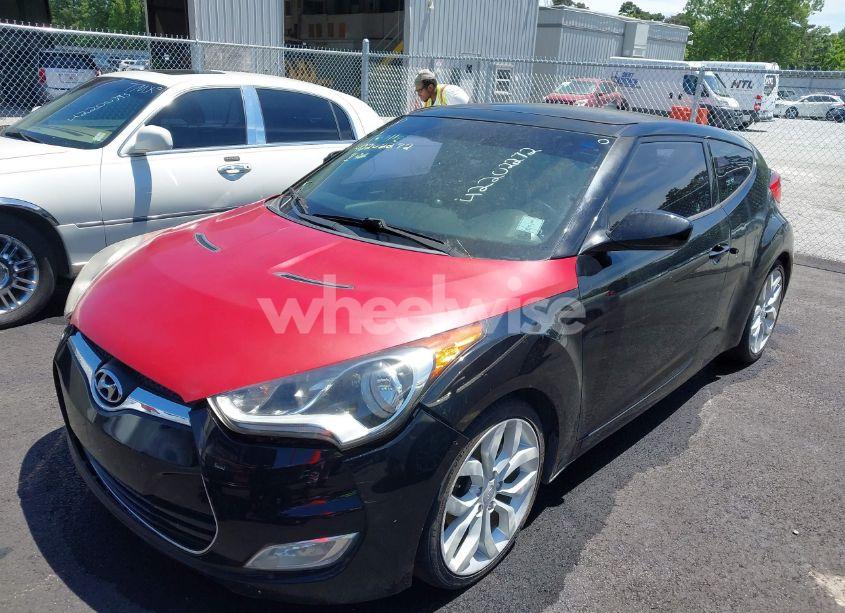Photo 2 of 2012 Hyundai Veloster BASE W/GRAY (VIN KMHTC6AD4CU070537)