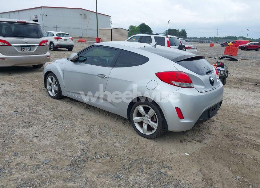 Photo 3 of 2012 Hyundai Veloster BASE W/BLACK (VIN KMHTC6AD5CU036042)