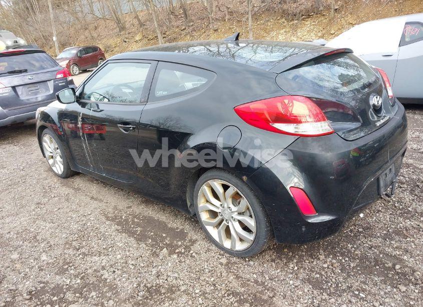 Photo 3 of 2012 Hyundai Veloster BASE W/BLACK (VIN KMHTC6AD6CU020657)