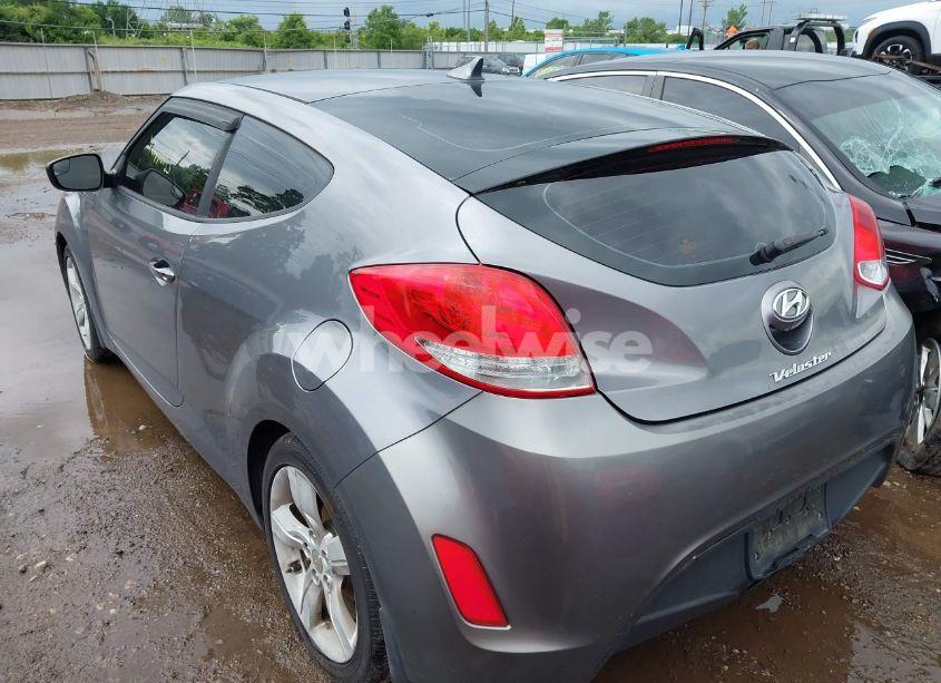 Photo 3 of 2014 Hyundai Veloster BASE W/BLACK (VIN KMHTC6AD6EU209005)