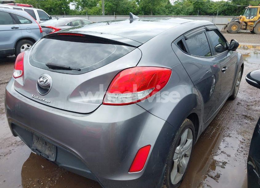 Photo 4 of 2014 Hyundai Veloster BASE W/BLACK (VIN KMHTC6AD6EU209005)