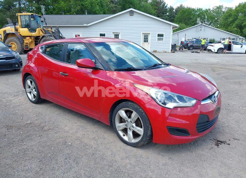 2012 Hyundai Veloster BASE W/GRAY (VIN KMHTC6AD7CU036446) main photo