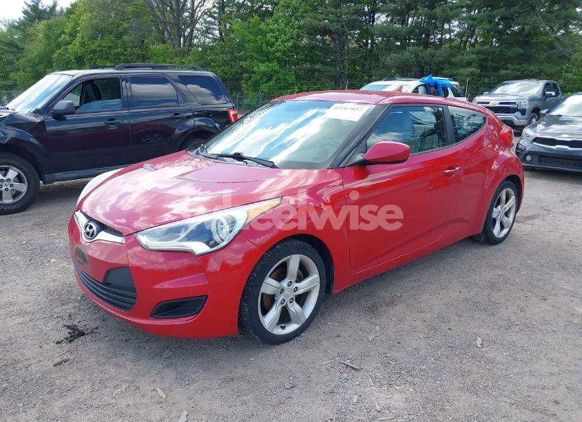 Photo 2 of 2012 Hyundai Veloster BASE W/GRAY (VIN KMHTC6AD7CU036446)
