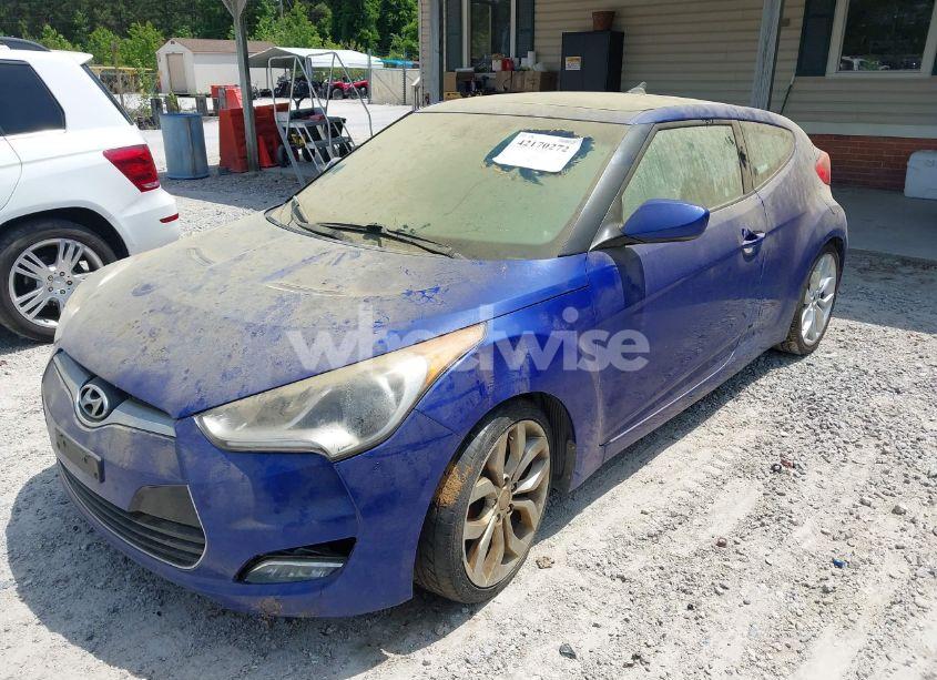 Photo 2 of 2012 Hyundai Veloster BASE W/GRAY (VIN KMHTC6AD7CU050444)