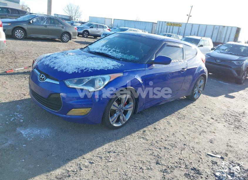 Photo 2 of 2012 Hyundai Veloster BLACK INT (VIN KMHTC6AD7CU051545)