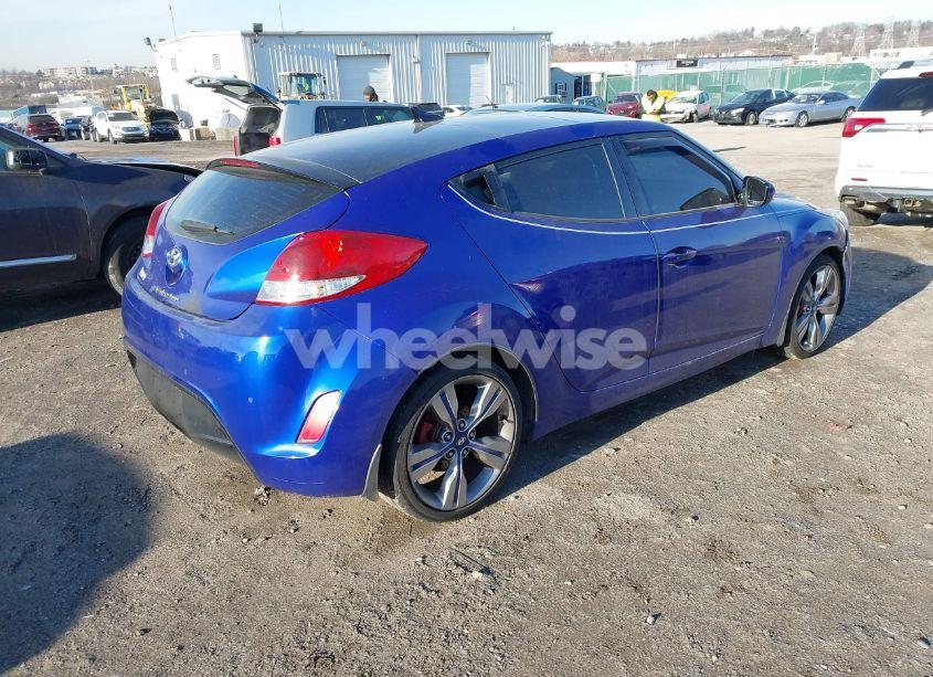 Photo 4 of 2012 Hyundai Veloster BLACK INT (VIN KMHTC6AD7CU051545)