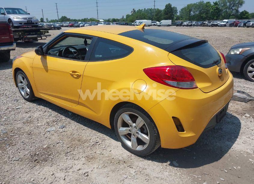 Photo 3 of 2012 Hyundai Veloster BASE W/BLACK (VIN KMHTC6AD9CU074244)