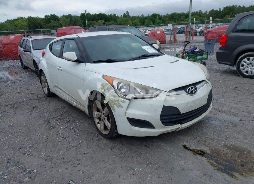 2013 Hyundai Veloster BASE W/BLACK (VIN KMHTC6AD9DU155259) main photo