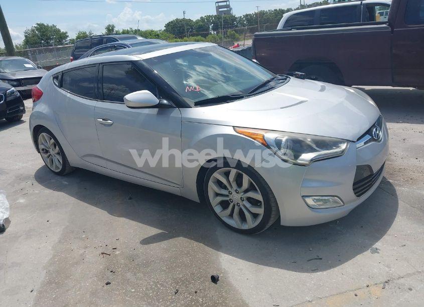 2012 Hyundai Veloster BASE W/BLACK (VIN KMHTC6ADXCU028115) main photo