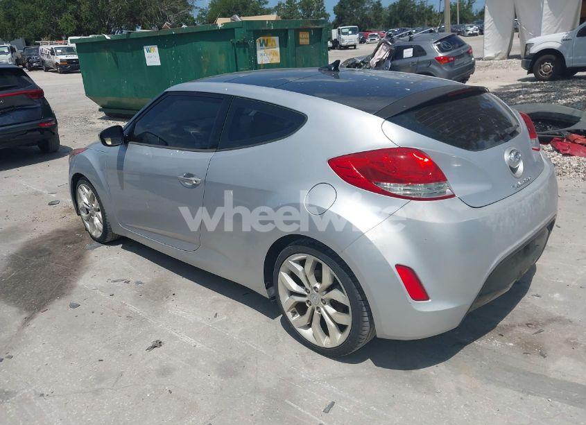 Photo 3 of 2012 Hyundai Veloster BASE W/BLACK (VIN KMHTC6ADXCU028115)