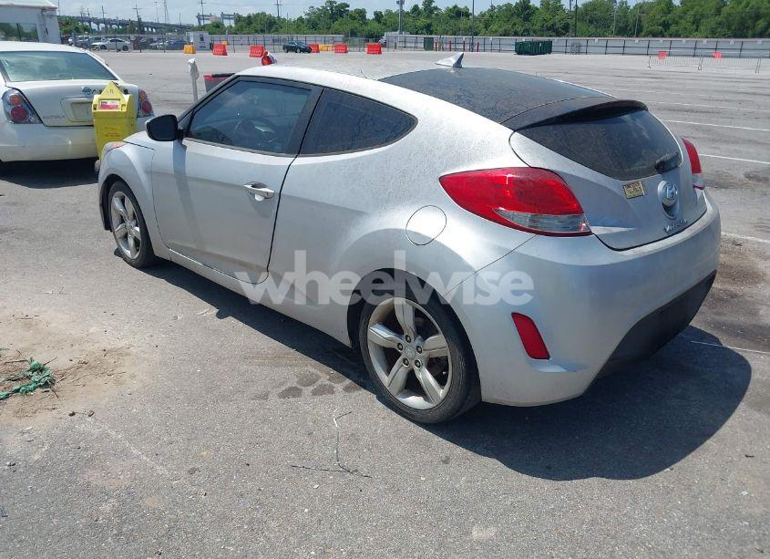 Photo 3 of 2012 Hyundai Veloster BASE W/BLACK (VIN KMHTC6ADXCU049918)