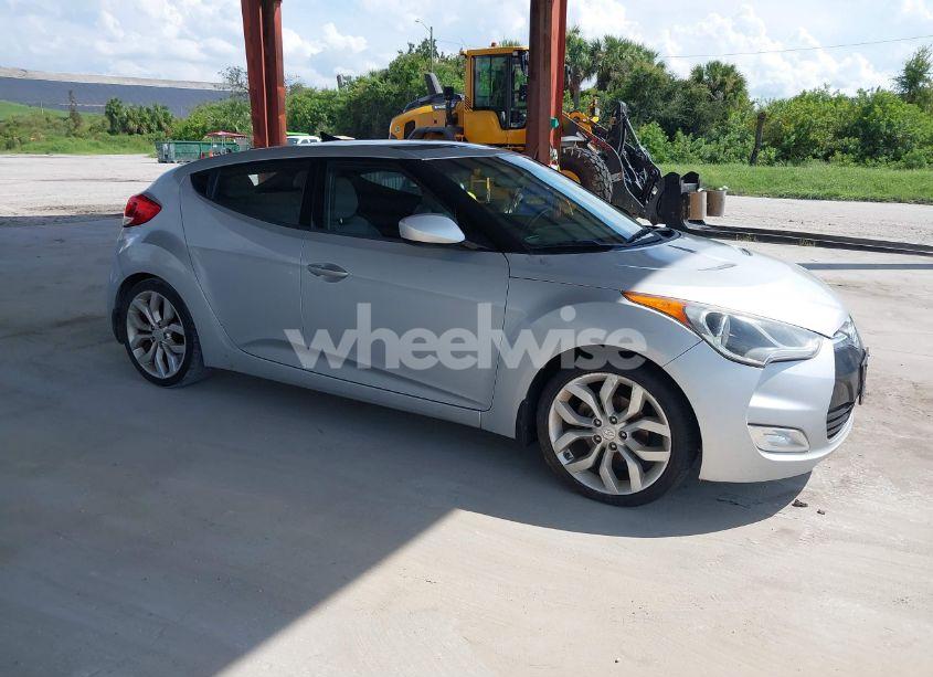 2012 Hyundai Veloster BASE W/GRAY (VIN KMHTC6ADXCU056898) main photo