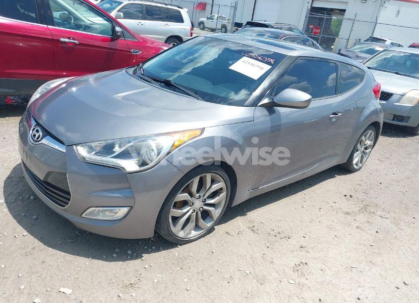 Photo 2 of 2012 Hyundai Veloster BASE W/BLACK (VIN KMHTC6ADXCU061325)