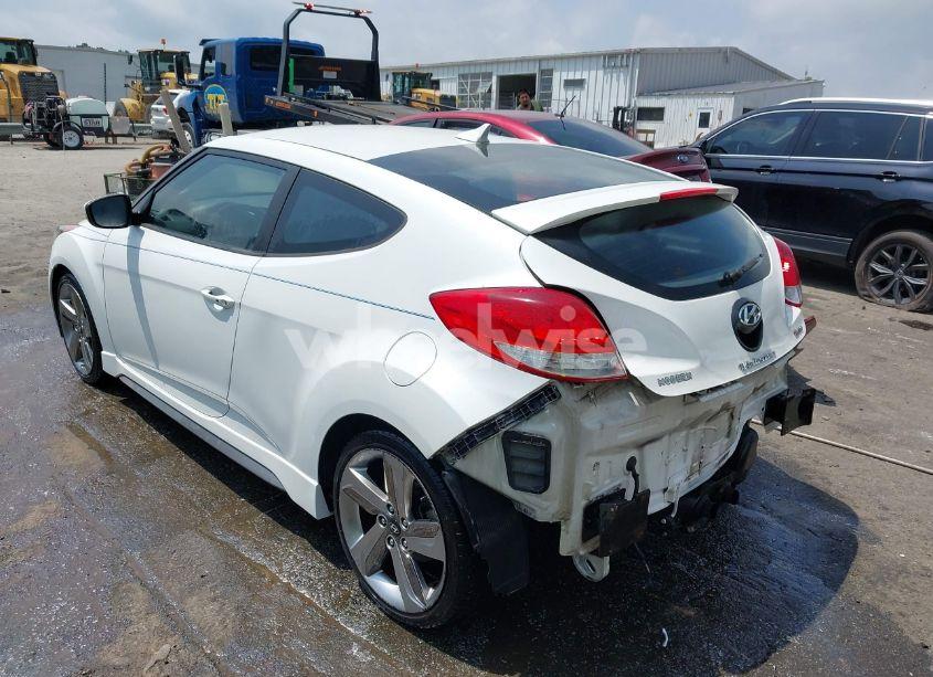 Photo 3 of 2013 Hyundai Veloster TURBO W/BLUE (VIN KMHTC6AE0DU137922)